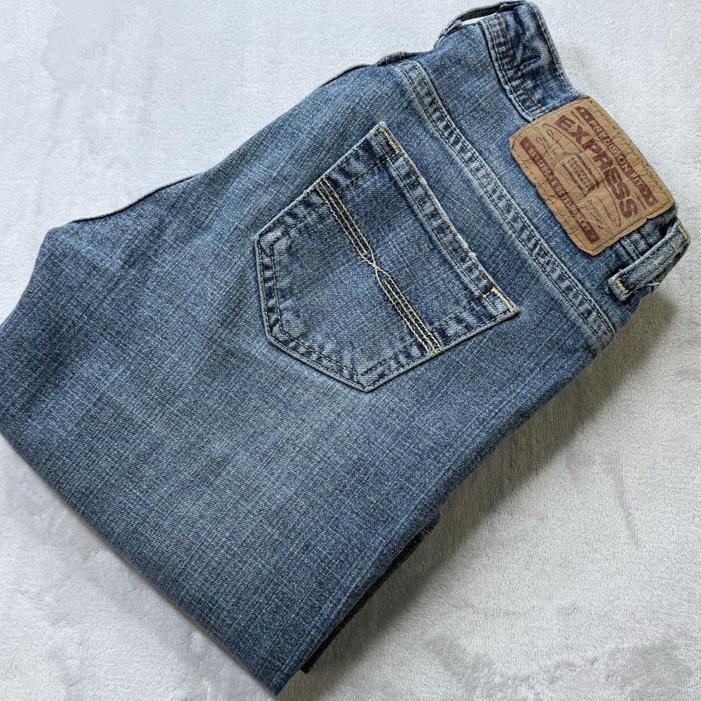 Express Y2K Cetine Low Rise Bootcut Jeans Women's 6L Made in Mexico‎